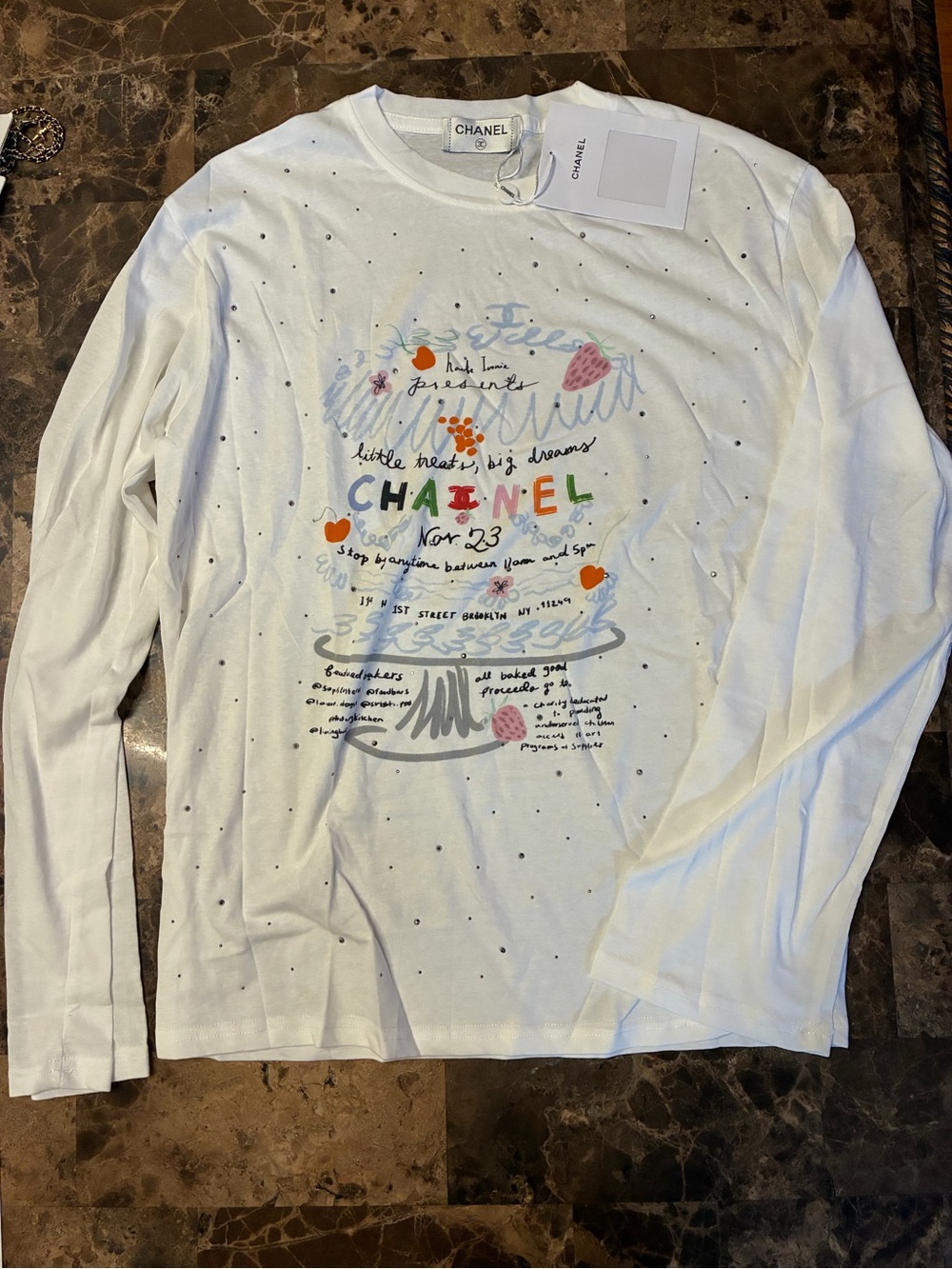 ChaneI Haute Ironie presents "little treats, big dreams" Children’s Charity Tee - Picture 2 of 3